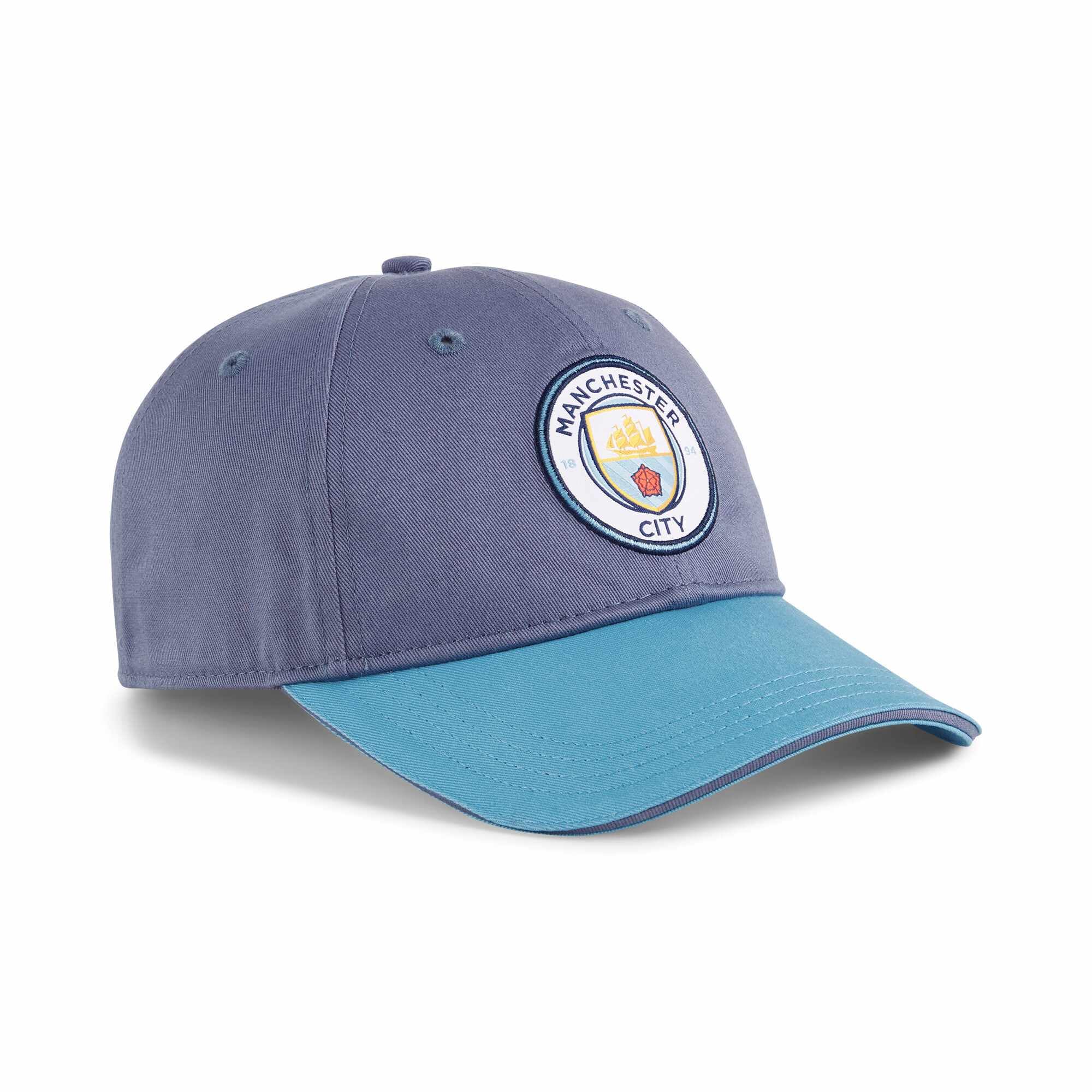 PUMA Manchester City FC Football Navy Cotton Adjustable Team Cap