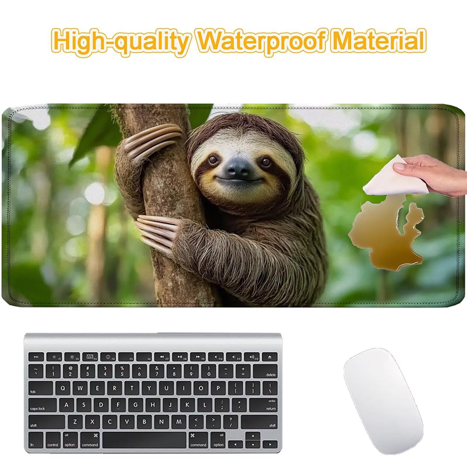 Tappetino Mouse 900x450mm | Superficie Ultra-Liscia | verde 0-z534