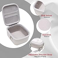 Vista 4 de LTGEM Funda Compatible con Cámara Instantánea Fujifilm Instax Mini 12/11 / 10/9 / 8/7 / 7+ y FUJIFILM Instax Mini Instant Flim con Correa