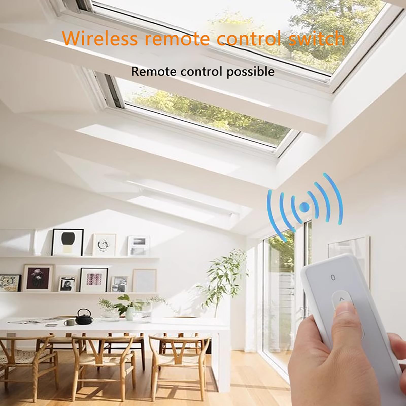 Actuadores automáticos de apertura de ventanas para tragaluces, control remoto a través de aplicación móvil, carrera de 300 mm a 600 mm para ventilación de techo