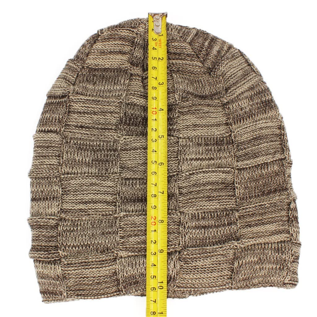 Hombres Hombres Invierno Sombrero cálido for Adultos Unisex Unisex Lana al Aire Libre Gorro de Punto Casual algodón Sombreros Gorra(3-Pack)