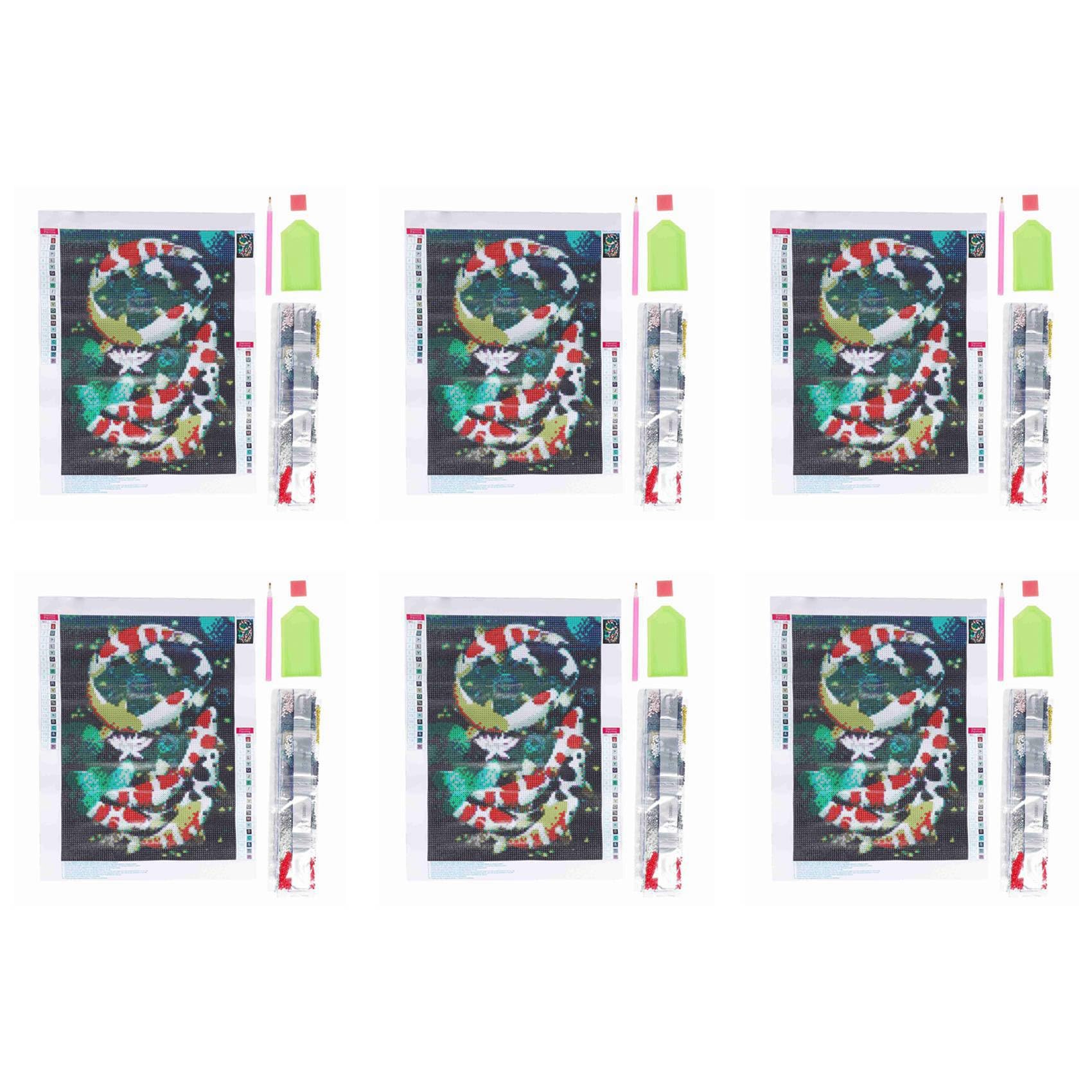 Hndhbfgrt 6X 5D Art Painting Full Kits Embroidery Home Decors