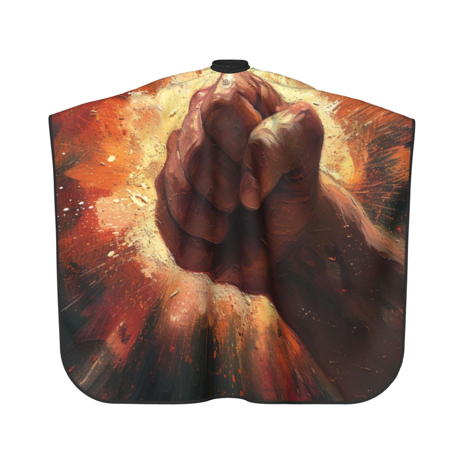Counterattack Fist Towarding Me Hair Cutting Apron,Salon Barber Apron,Hair Cutting Accessories Apron For Adults
