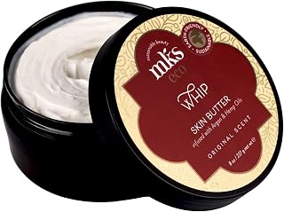 MKS Eco Whip, Fragranza Originale - 227 g - Idratante Total Body - Olio di Argan del Marocco, Olio di Semi di Canapa, Olio di Jojoba, Burro di Karité - Vegano e Cruelty Free