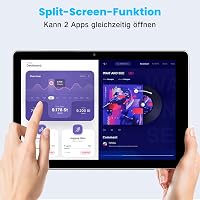 Winsing 10" Android 13 Tablet, 6GB RAM, 64GB Tárhely, Bővíthető 1TB-ig, Kék-Fehér Tokkal, 5MP+8MP Kamera, HD IPS Kijelző, WiFi, Bluetooth 5. 3