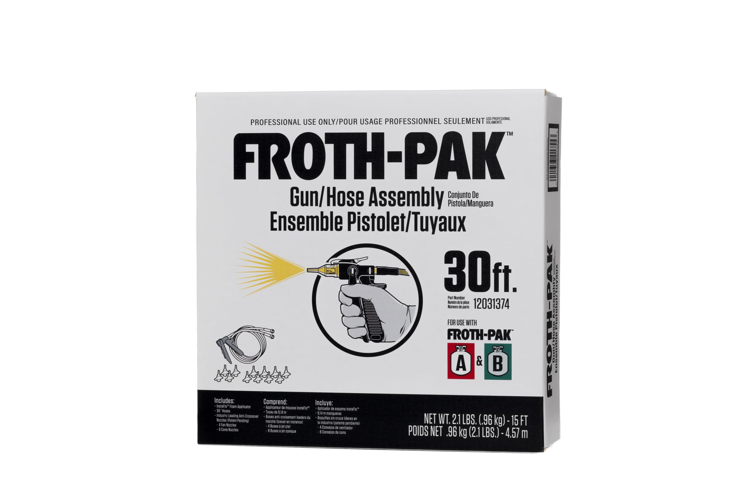 Froth-Pak 30' Spray Foam Gun Hose Assembly