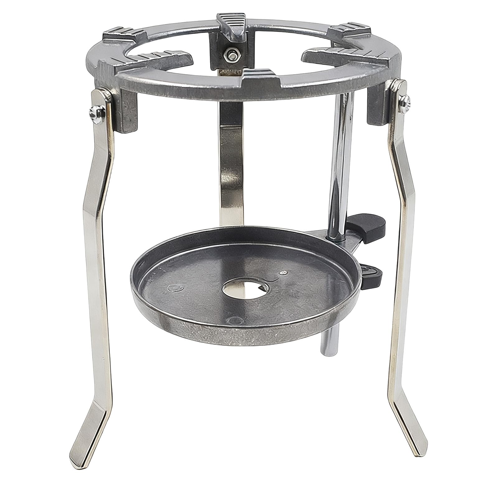Kalttoy Stable Adjustable Tripod For Laboratory Applications Featuring Portable Design And Tray Sturdy Cast Aluminum Aluminum Tripod