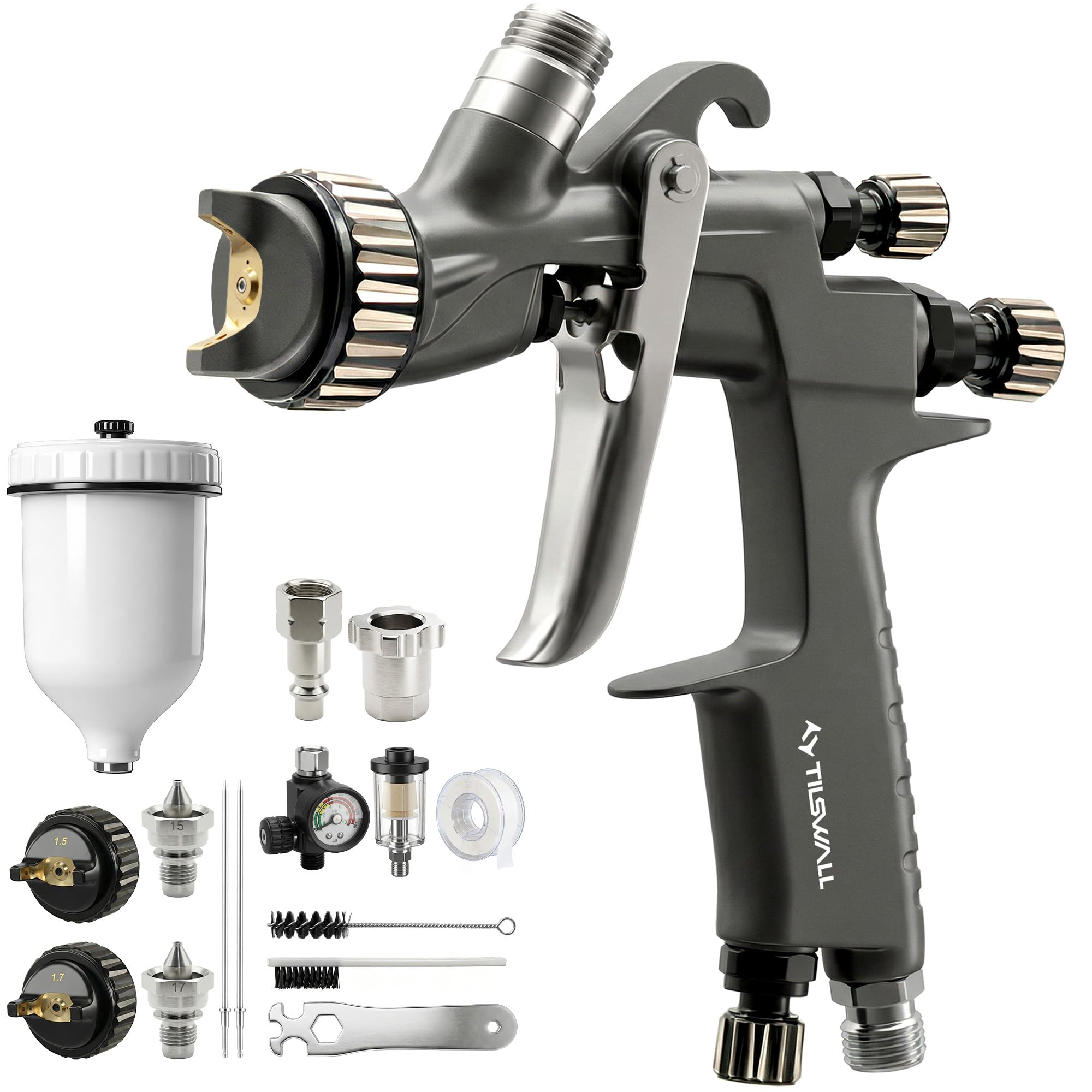Tilswall Pinto LVLP Spray Gun Premium Kit