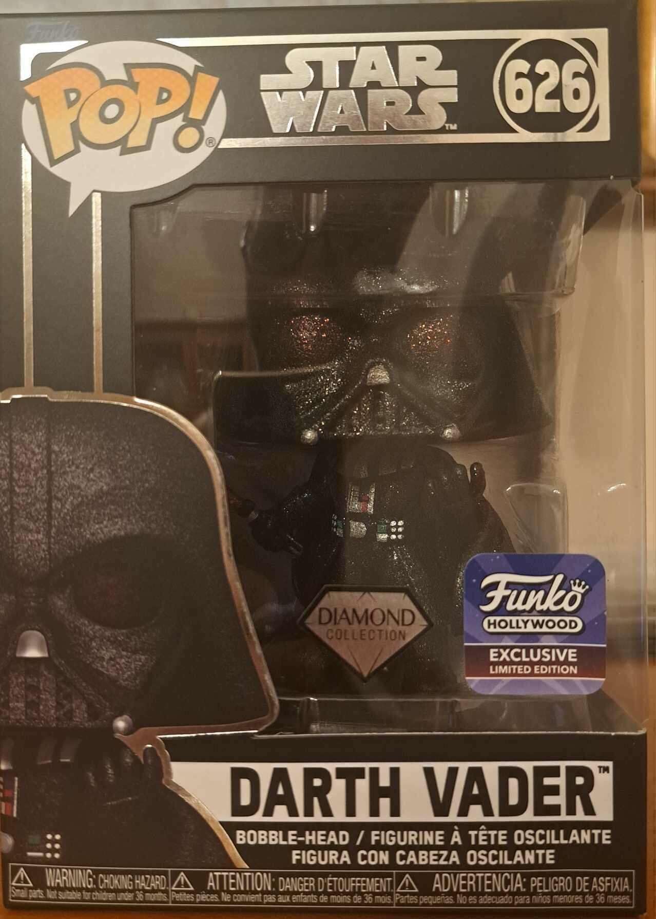 FunkoPop Darth Vader Diamond Hollywood Exclusive