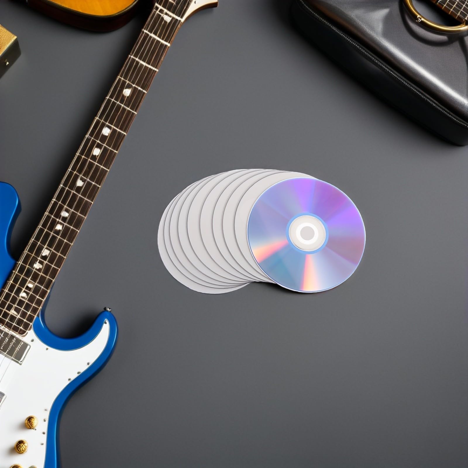 DVD-RW 10 Pièces Réinscriptibles pour Enregistrement Musical et Stockage de Données, Disques Résistants Compatibles Pc, Adaptés la Duplication Rapide et Archivage Téléphonique