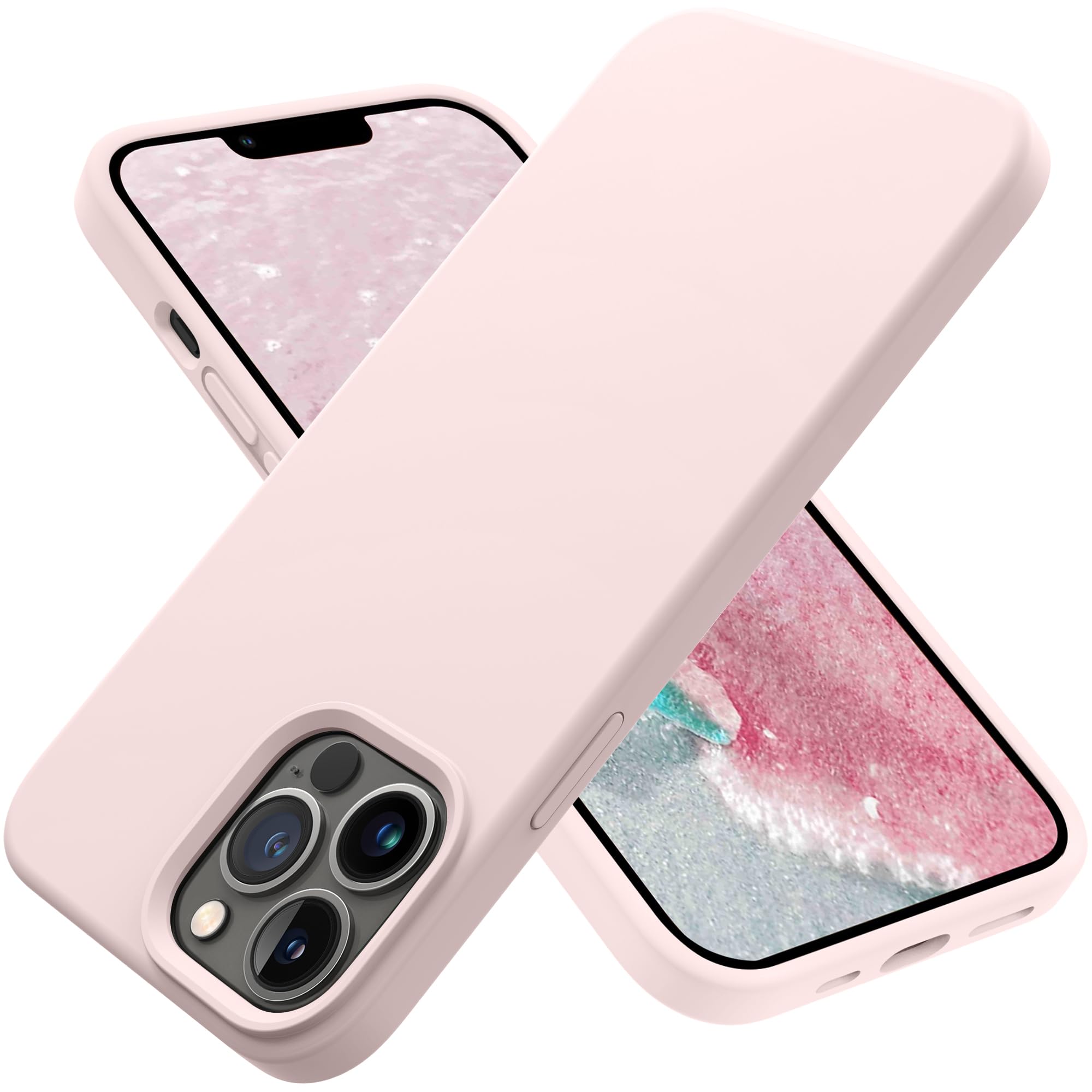 OTOFLY Compatible with iPhone 13 Pro Case,Liquid Silicone Slim Protective Shockproof Phone Case Cover with Anti-Scratch Microfiber Lining, 6.1 inch (