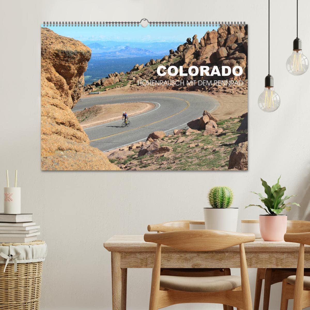 Colorado - Höhenrausch mit dem Rennrad (Wandkalender 2026 DIN A2 quer), CALVENDO Monatskalender: Rennradtouren auf den Straßen der Rocky Mountains