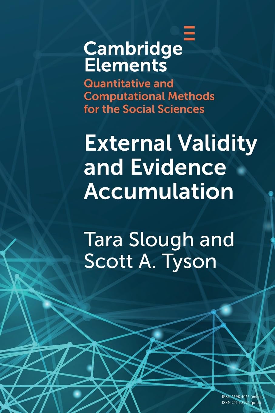 External Validity and Evidence Accumulation (Elements in Quantitative and Computational Methods for the Social Sciences)