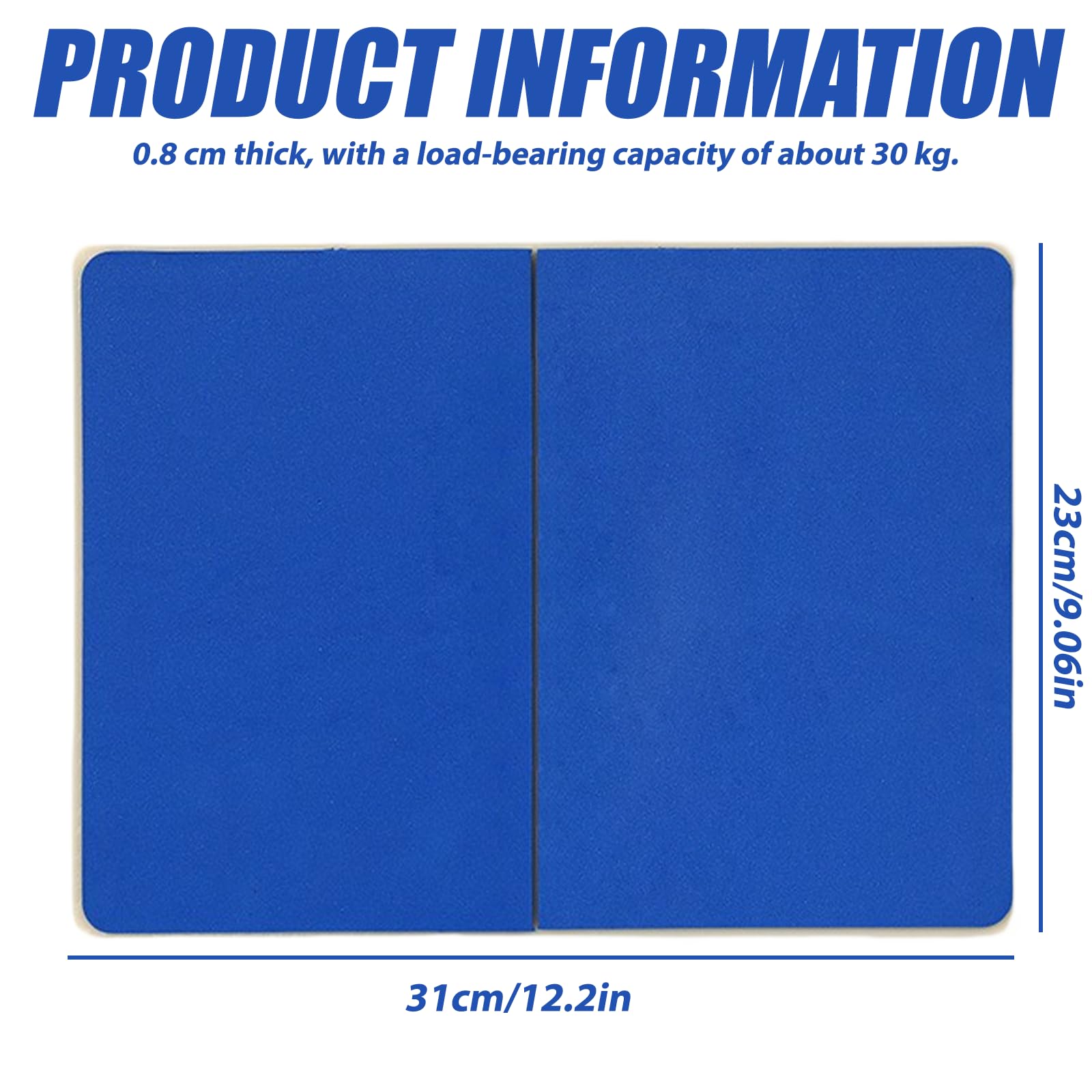 BAIFULAI Tablas de fracciones: Golpeadores reutilizables para artes marciales, resistente a la rotura, de espuma, para adultos y niños, color azul