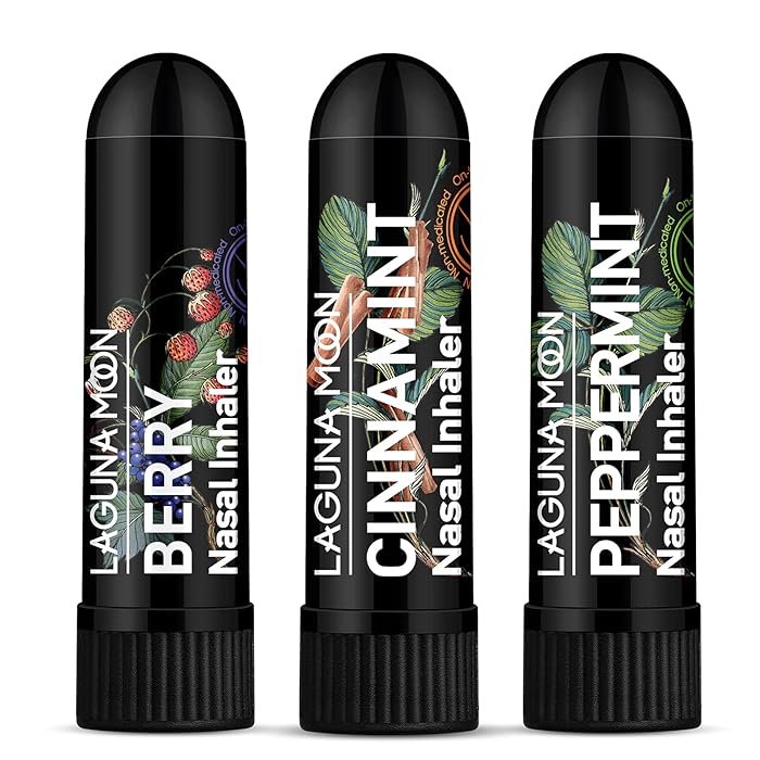 Buy Nasal Inhalers with Natural Essential Oils 3 Pcs Organic Nasal