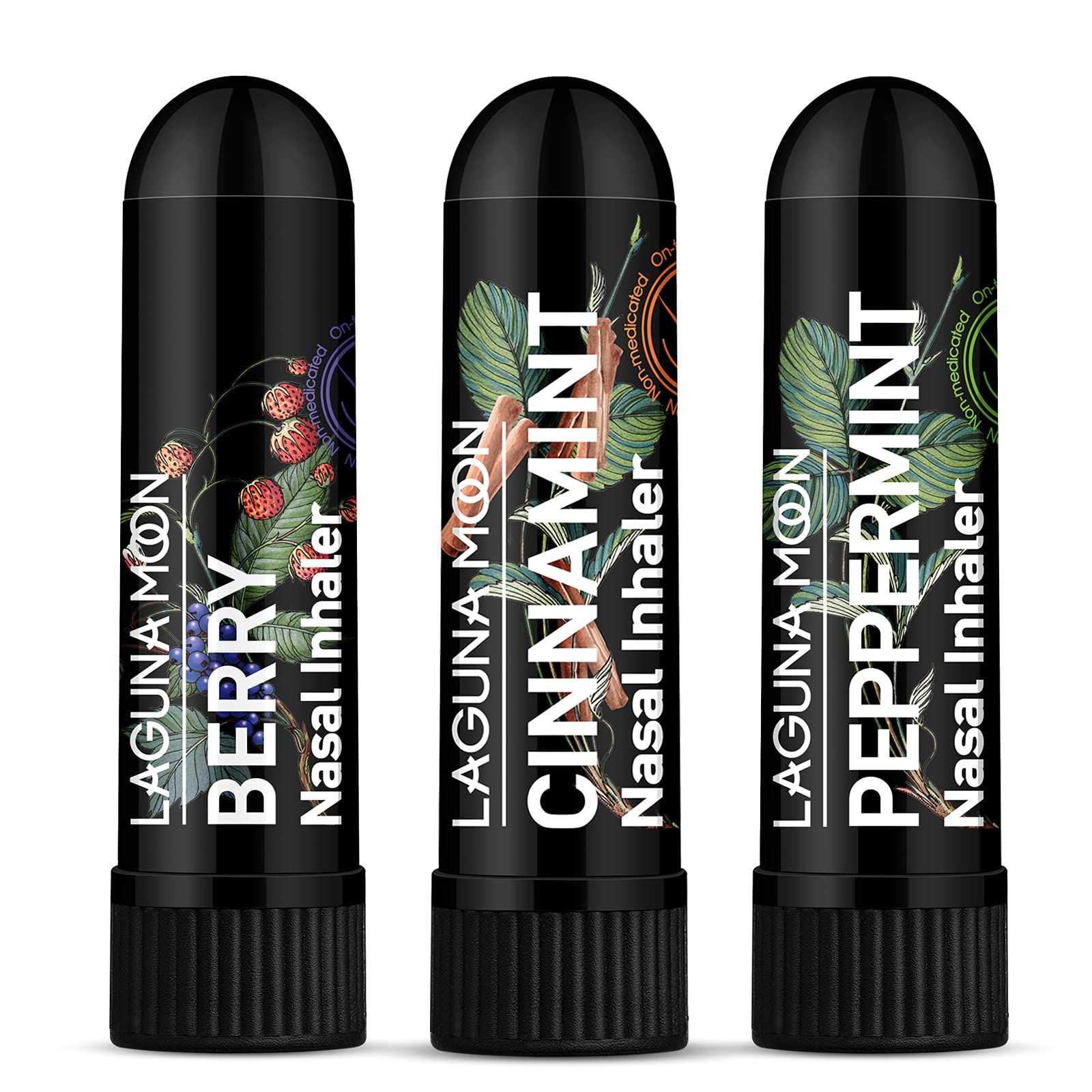 Buy Nasal Inhalers with Natural Essential Oils 3 Pcs Organic Nasal