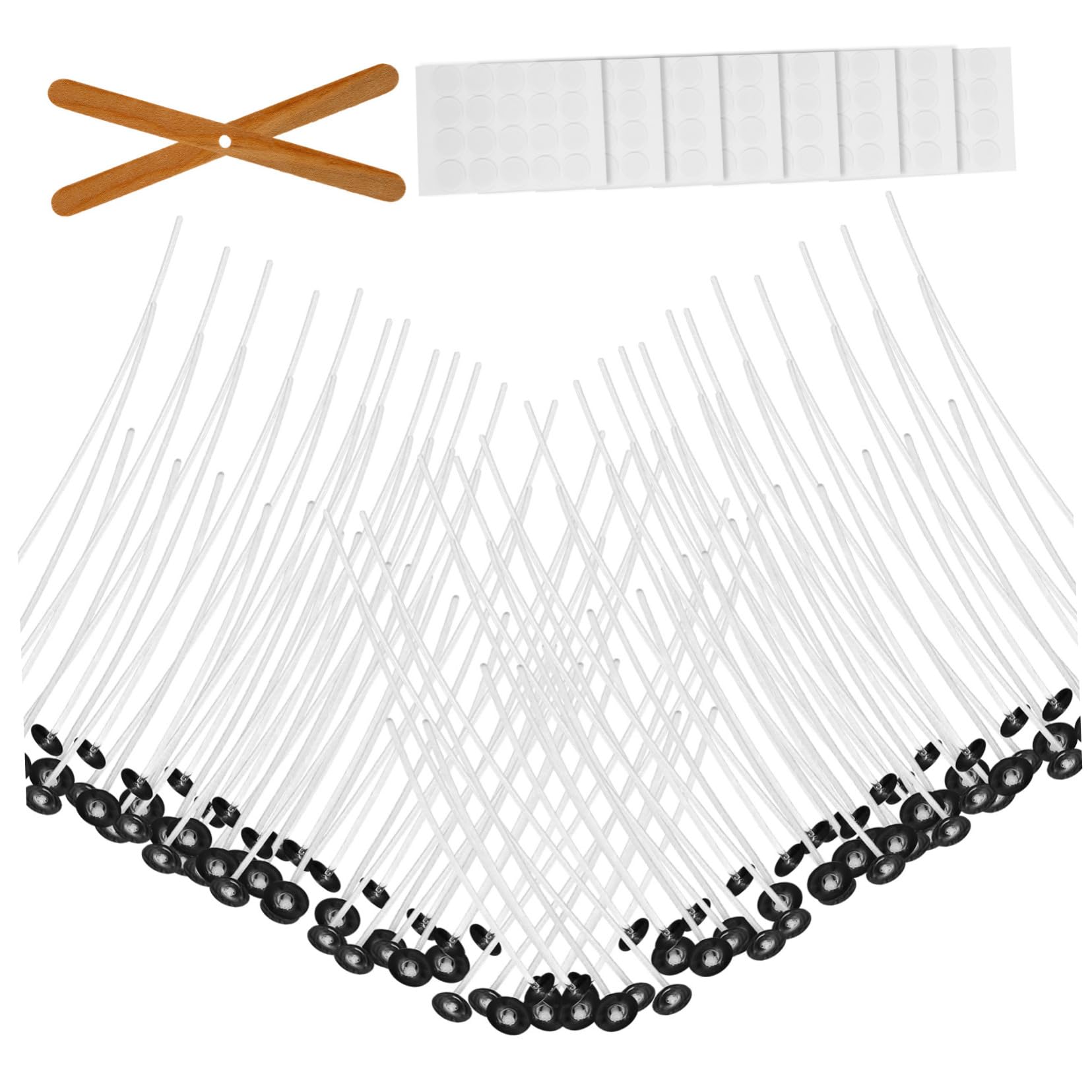 Homoyoyo Essential Candle Making Tools Set 80 Pieces Simple Structure for Home Party Dec