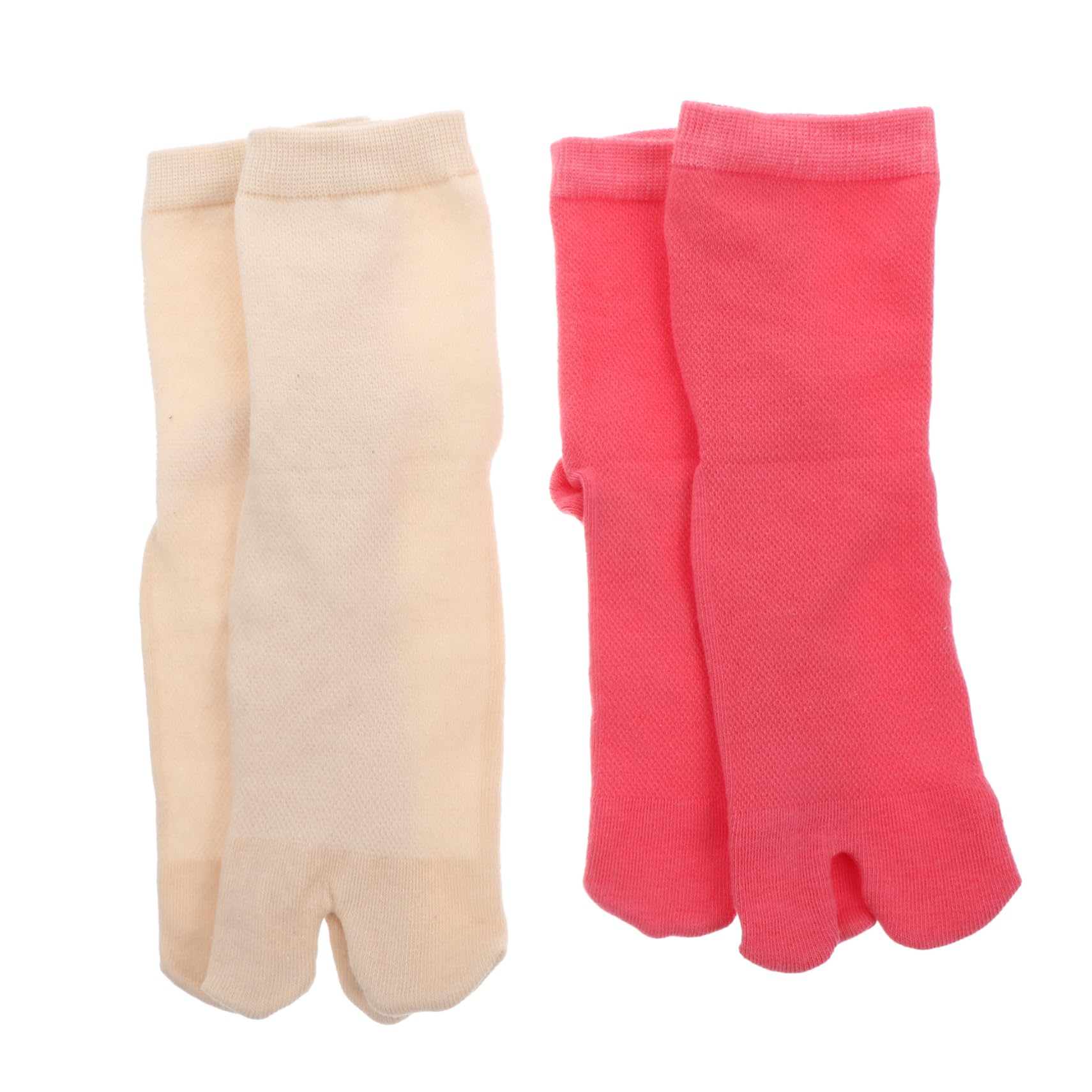 COSMEVIVI 2 Pairs Women's Toe Topper Socks Mesh Socks for Women Lightweight Skin-friendly Cotton