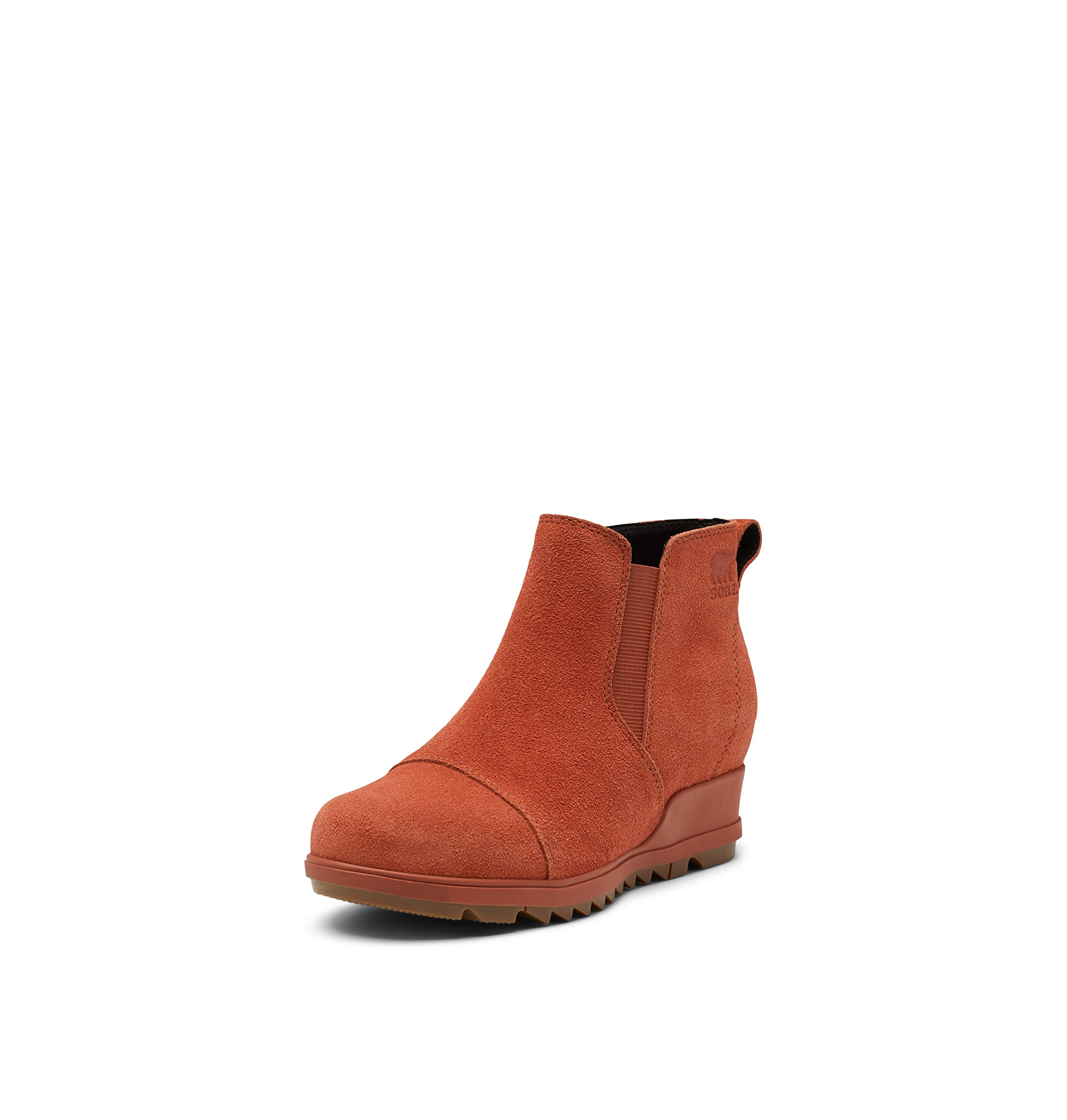 Sorel Women's Evie PullOn Bootie — Waterproof Suede Leather — Wedge