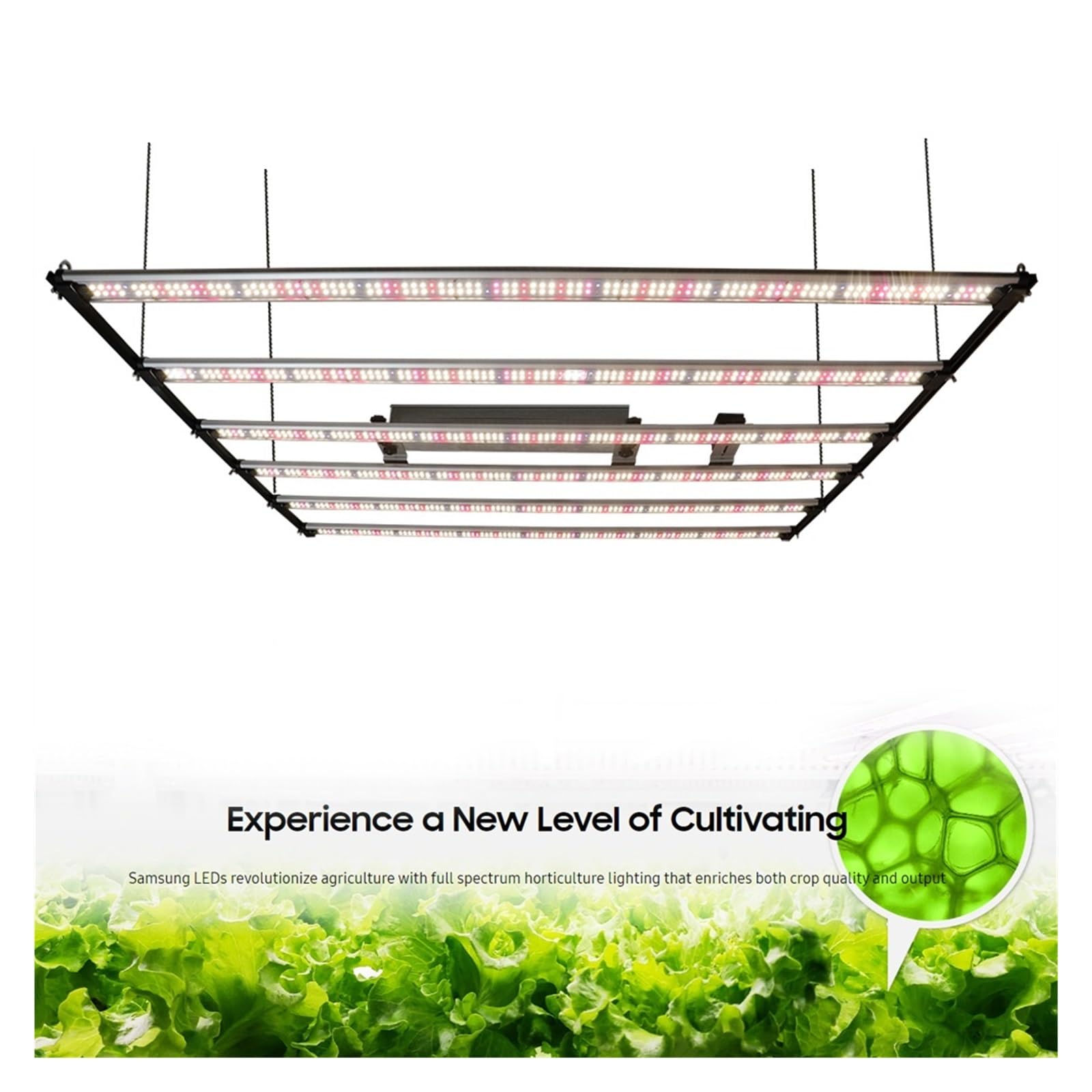 Lampe de Plante, 1000W LM301H 800W 650W LED à Spectre Complet élèvent la Barre Lumineuse UV IR Allumer/éteindre for la Lampe Phyto de Croissance de Plante de Tente de Fleur d'intérieur(1000W)