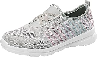 Zapatos de verano para mujer, ocio, mujer, con cordones con suela suave, cómodos zapatos de malla para exteriores, zapatillas deportivas transpirables, zapatos de mujer, botines planos
