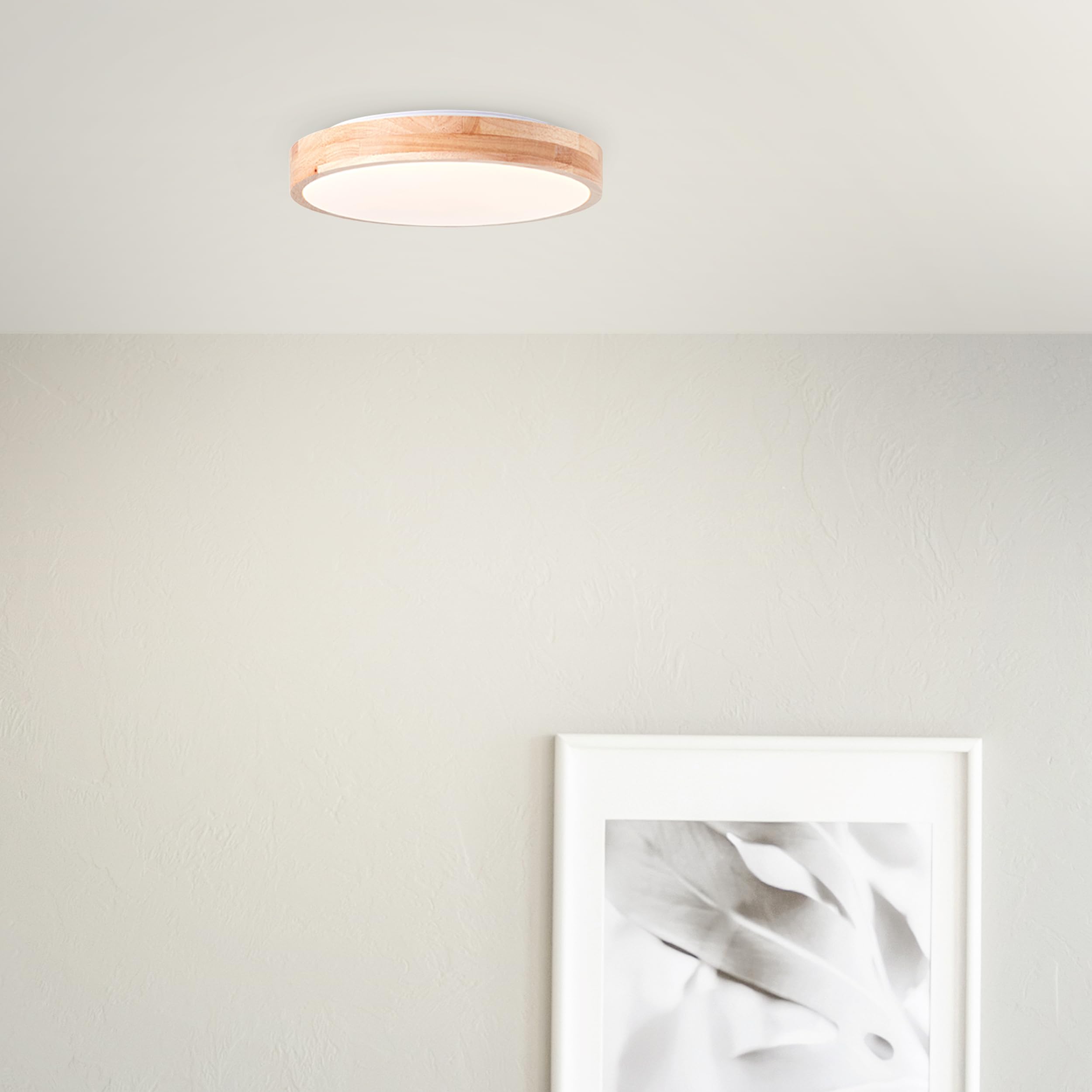 Lightbox LED Wand- & Deckenlampe Ø 50 cm, dimmbar, 24 W Lampe