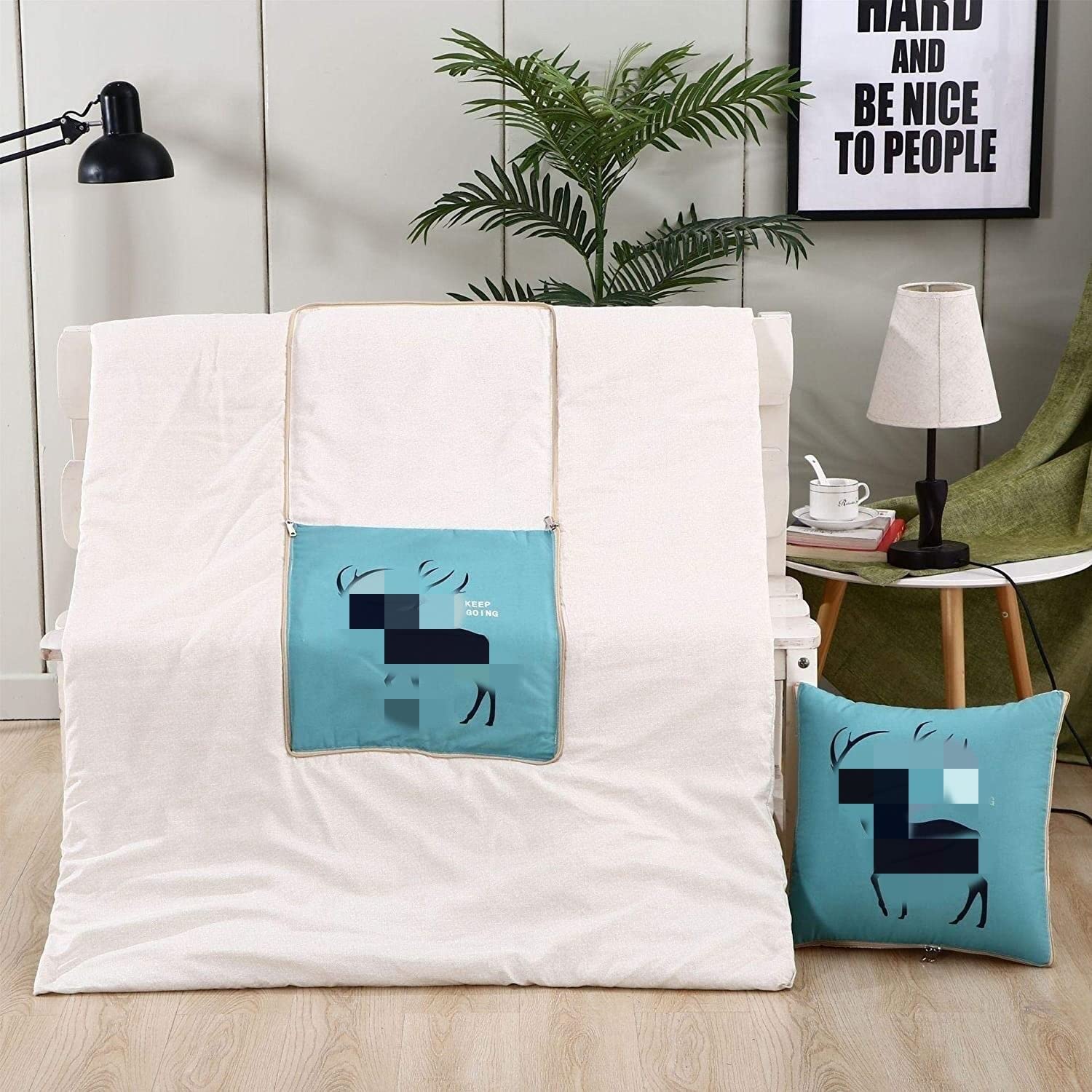 OIFAODAO Blanket pillow, 2 In 1 Cushion Throw Pillows,travel pillow blanket, in,Pillow Quilt In Office Nap