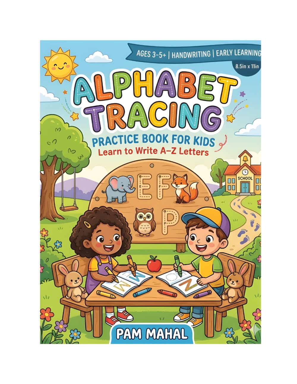 Alphabet Tracing Practice Book for Kids | Learn to Write A–Z Letters: Handwriting Workbook for Preschool & Kindergarten