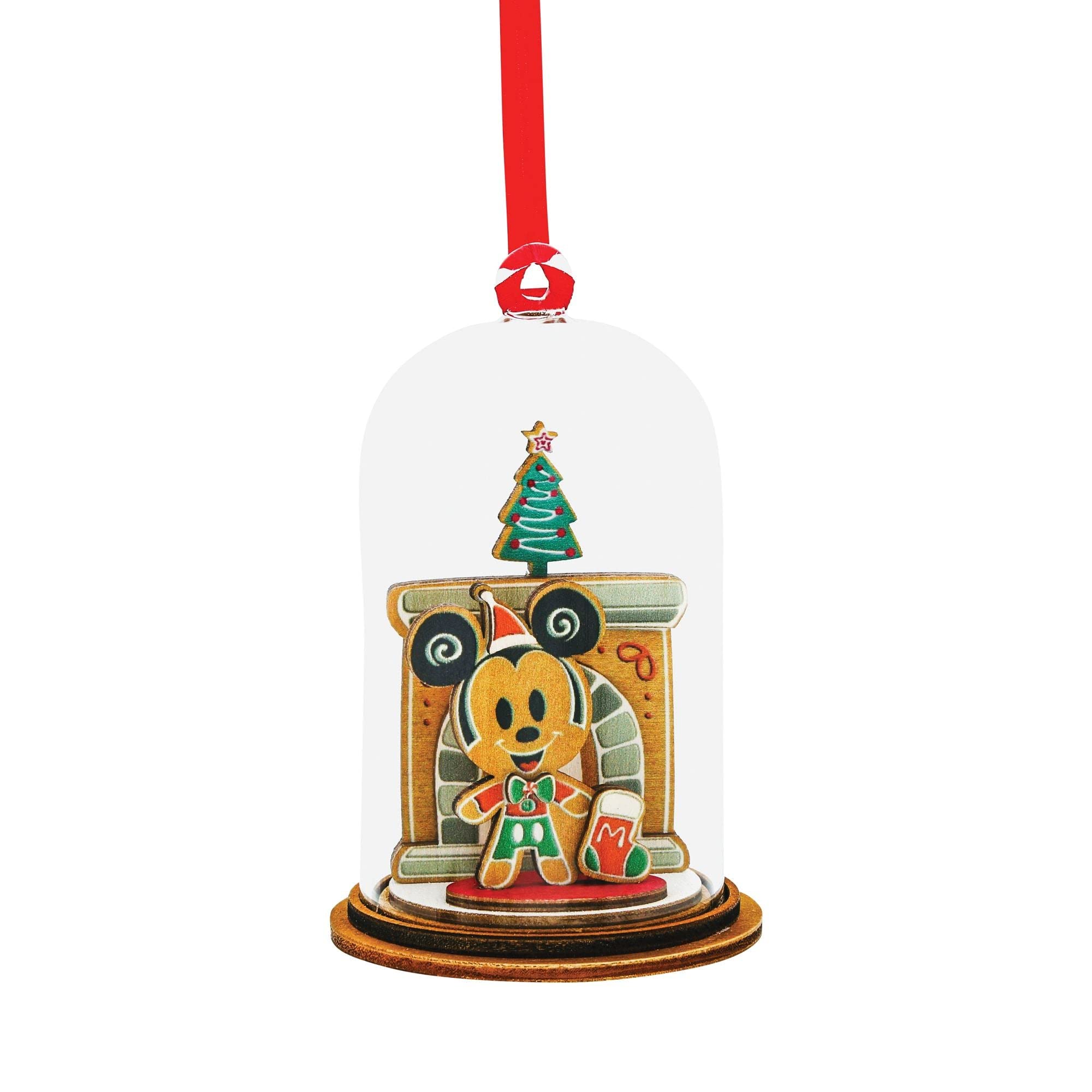 Enchanting Disney Collection Santa Please Call Here Mickey Hanging Ornament