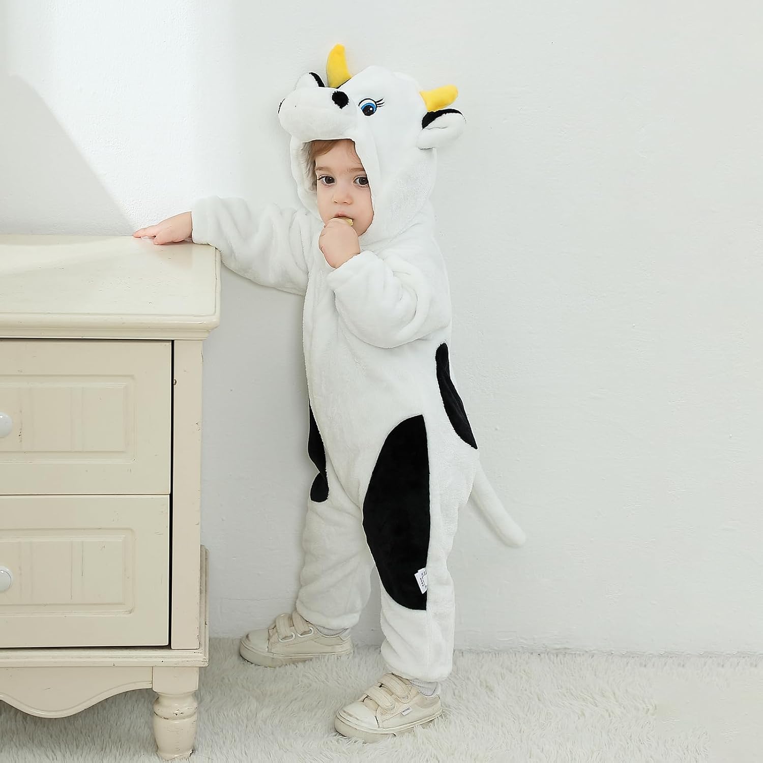 Toddler Baby Halloween Costume Baby Girl Boy Halloween Jumpsuit Fall Winter Clothes for Infant Toddler Kids - Image 5