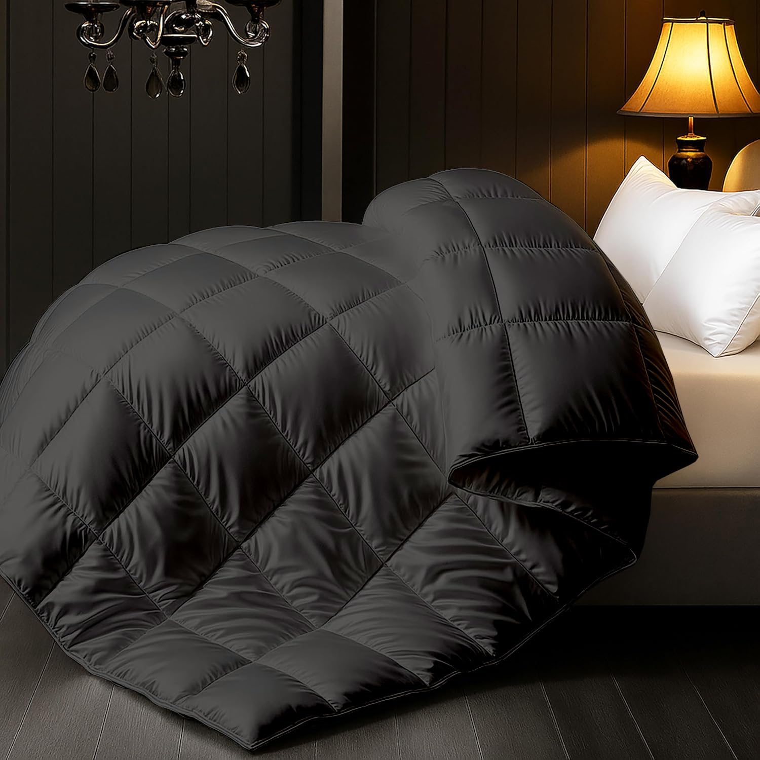 Premium Ultra-Soft Satin Comforter 1 piece 400 GSM Designed for Luxurious Comfort, Smooth Finish, Lightweight Warmth, Elegant Style, Perfect for Modern bedrooms