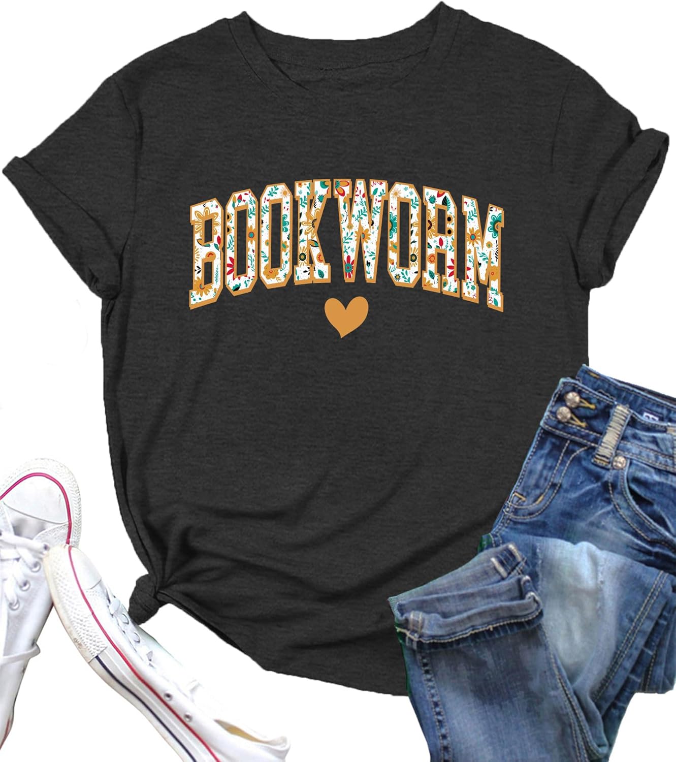 Reading Shirts for Women: Book Worm Shirt Reading Teacher Shirt Funny Book Graphic Tee Tops Book Lover Gift
