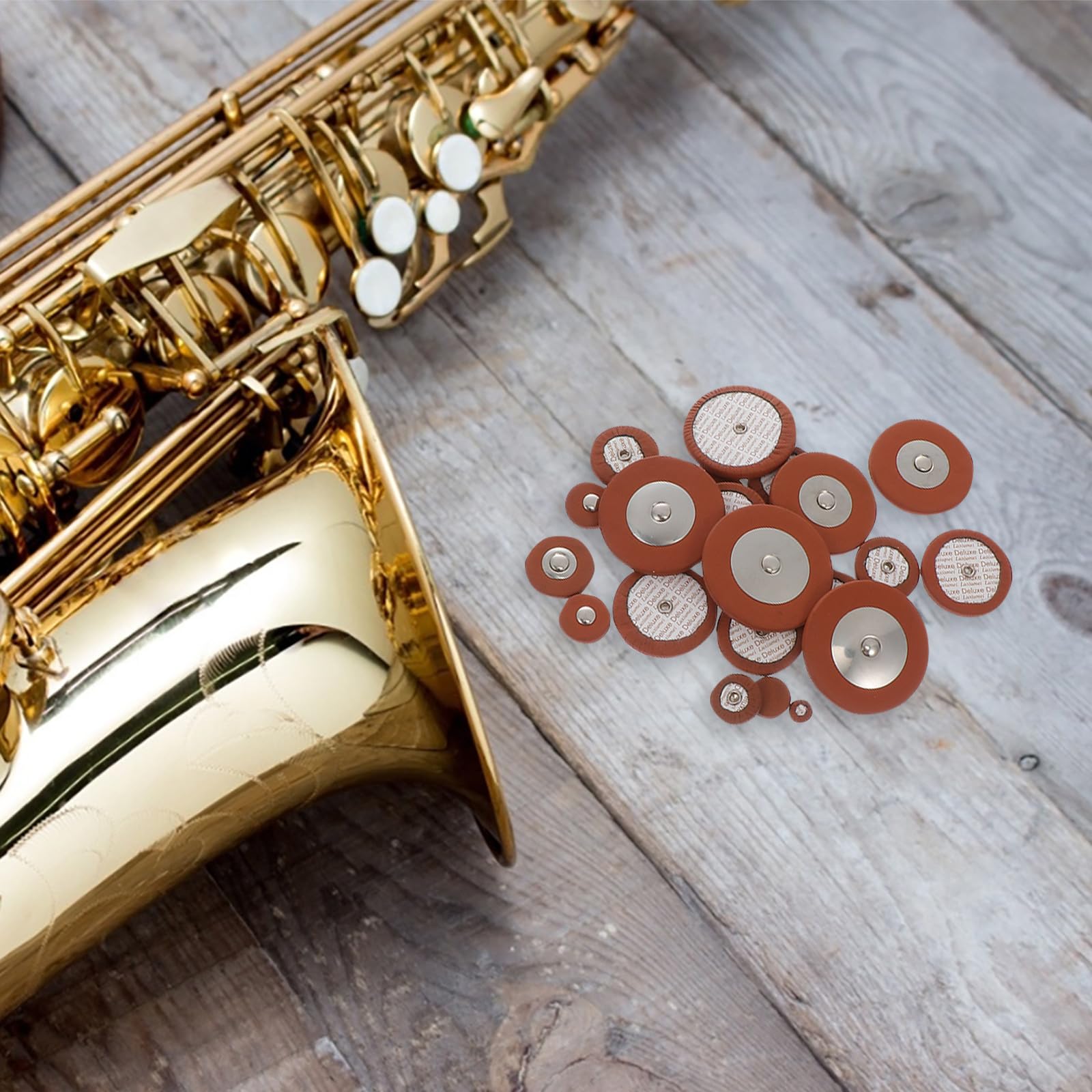 1 Satz Altsaxophon Reparaturset mit Schrauben und Synthetischem Material für Selbstgemacht Wartung und Ersatz Beschädigter Teile in Verschiedenen Farben für Zufällige Farbe