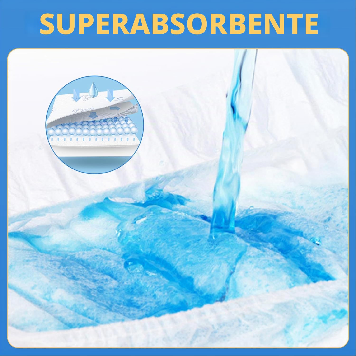 Nobleza 36x Pañales para Perros Desechables Hembra Cachorro Entrenamiento Pañales Súper Absorbente Envolturas para Mascotas Paquete de 36, XXL