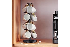 360° Rotated Coffee Mug Holder Tree for Countertop