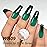 YTD Likomey Color Changing Gel Nail Polish,15ml Bright Green To Dark Green Mood Temperature Change Colors Ombre Thermal Salon Home Fall Winter Manicure UV Nails Varnish,WB09