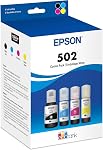 Epson 502 EcoTank Auto-Stop Ink Bottle, Colour Combo Pack (T502520)