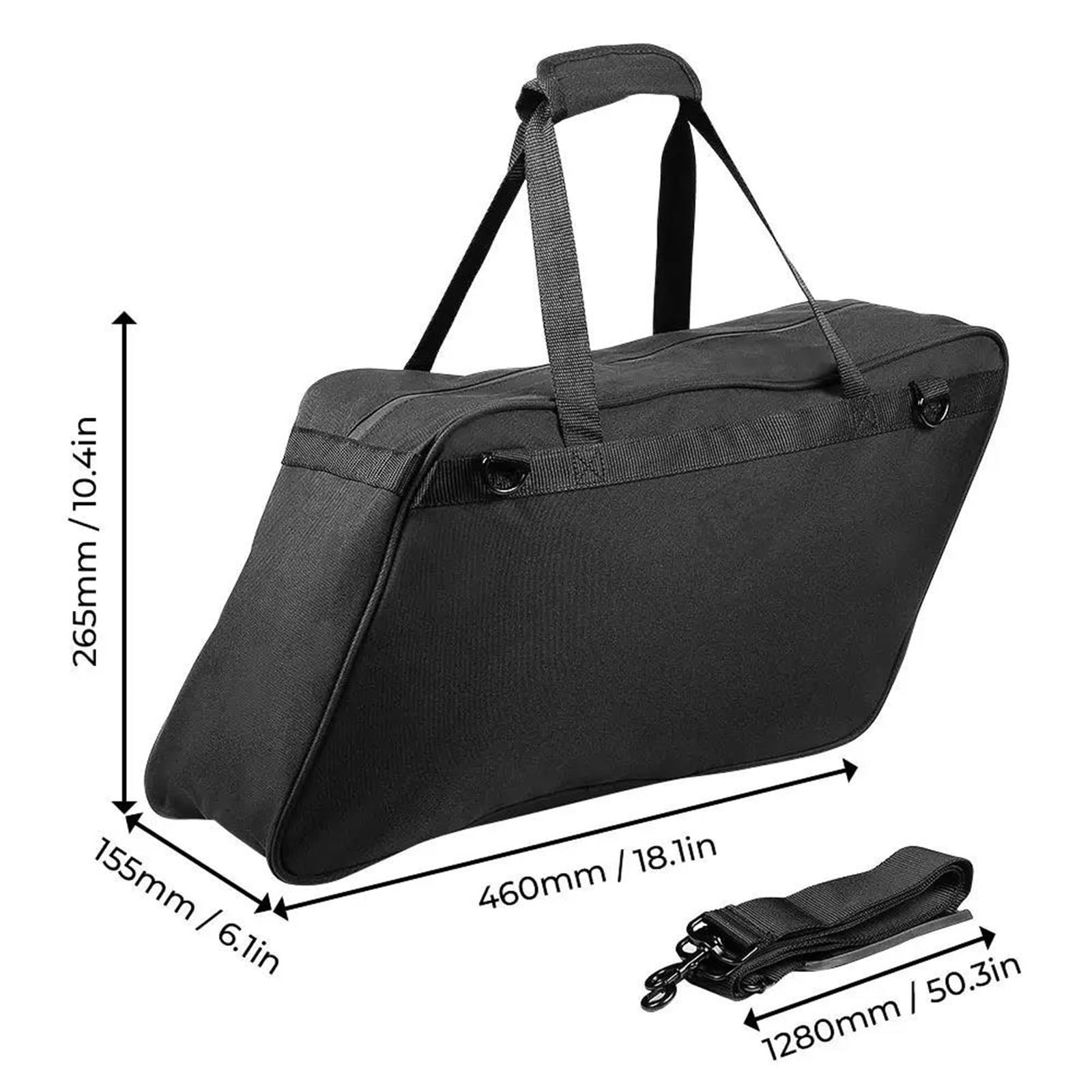 Bolsa De Cola Equipaje De Motocicleta Bolsas Sillín para Motocicletas Bolsas Laterales Insertos Rígidos para Bolsas Sillín para Touring para Electra para Glide para Road para King