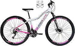 Bicicleta Aro 29 Absolute Hera Feminina Alumínio 21v Freio a Disco Hidráulico Garfo Suspensão - Bicolor