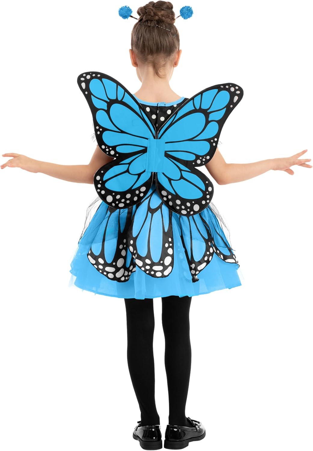 Spooktacular Creations Child Girls Butterfly Costume, Toddlers Butterfly Outfit w/Wings Headband for Kids Halloween Parties - Image 5