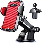 VANMASS [85+LBS Strongest Suction & Military-Grade] 2026 Ultimate Car Phone Holder [Patent & Safety Certs] Cell Mount Truck Stand Cradle for Dashboard Windshield Vent for iPhone 17 Pro Max 16 15 14