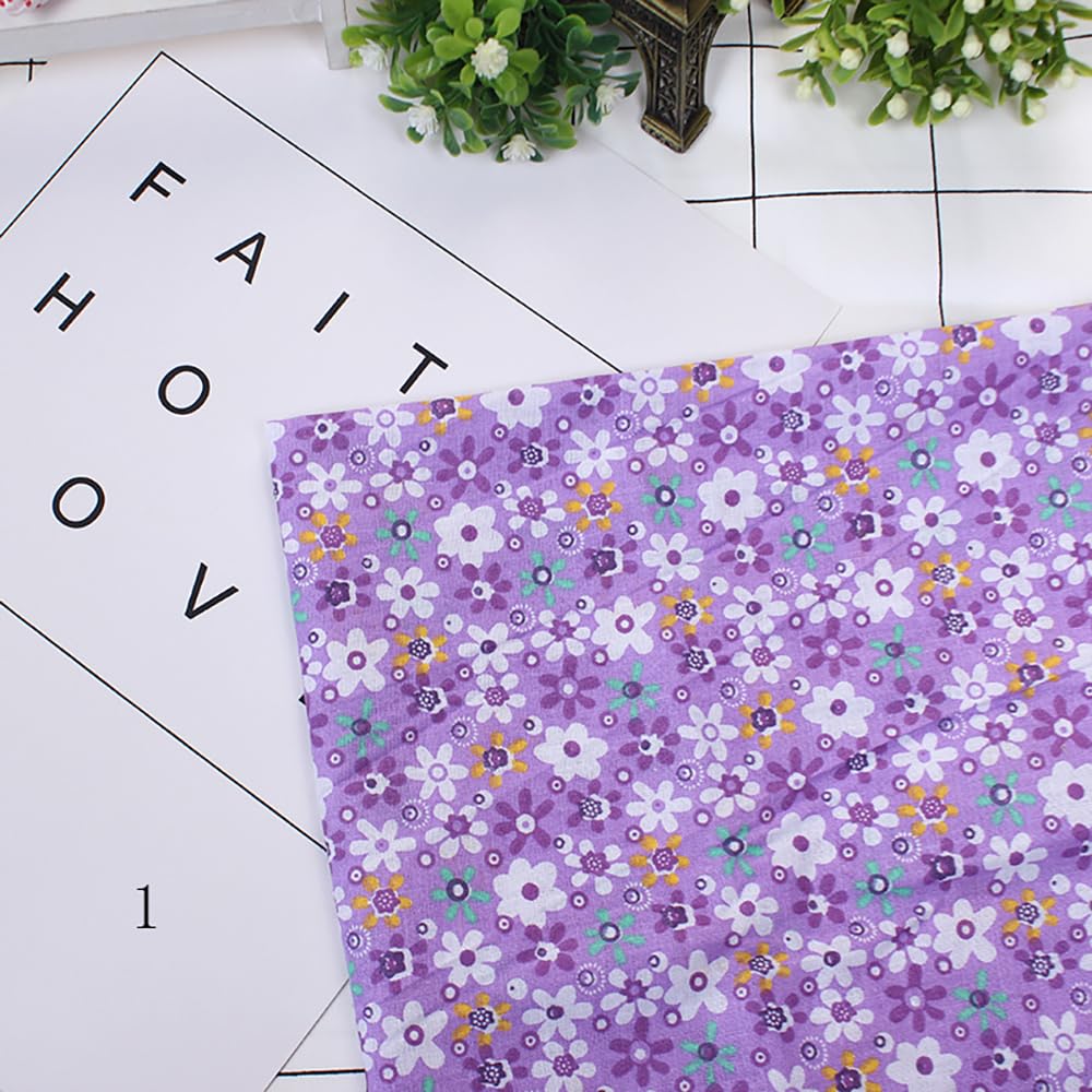 Wambere 100 sztuk tkanin bawełnianych, 25 x 25 cm, patchwork, zestaw do pikowania, bawełna, patchwork, do samodzielnego wykonania, ręcznie robiony wzór cięcia, losowy wybór kolorów