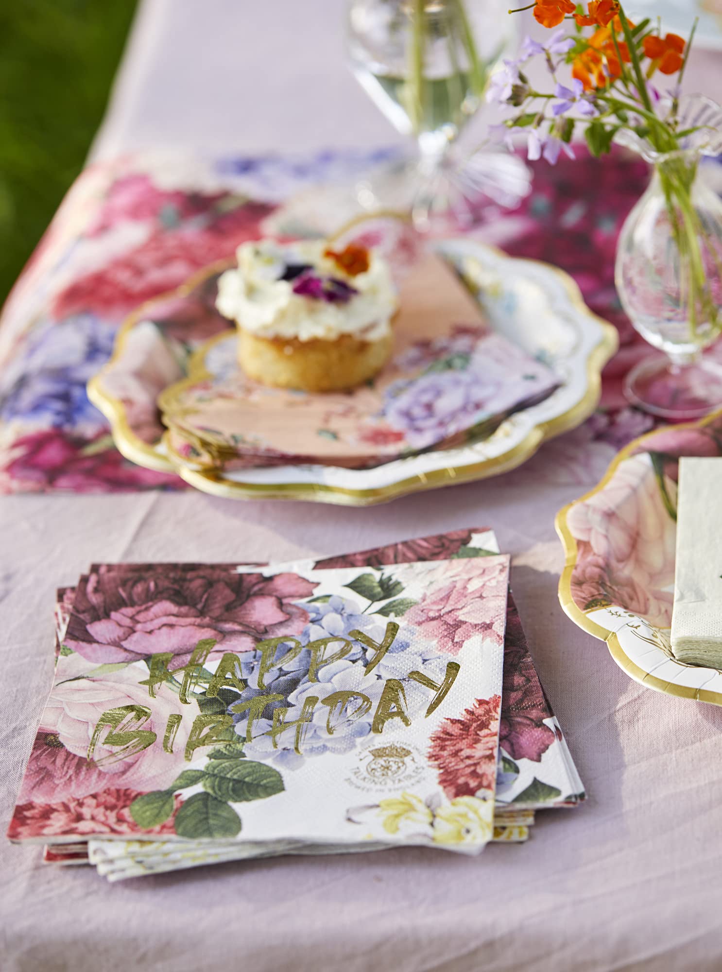 Pirottini Carta Rosa E Bianca Talking Tables - 20 Pezzi, 46x50 Mm, Resistenti Al Forno Per Muffin E Dessert - Foto 5