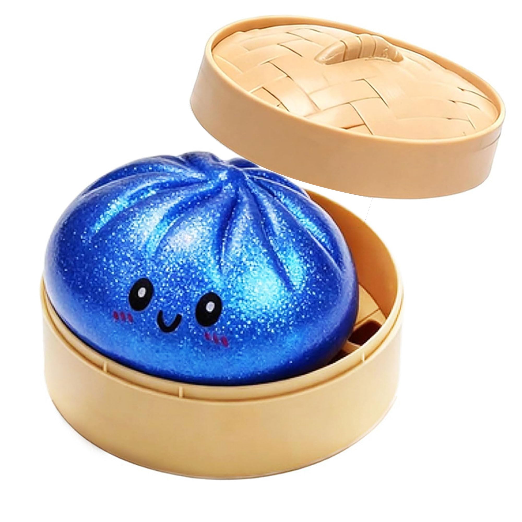 Giant Dumpling Squishys, Squishys Dumpling Toy, Stress Relief Bao Bun S-quishy Squeeze Toy , Sensory Stress Ball Squeeze Toys for Relaxation Boys Girls Adults Home Office Classroom (C)