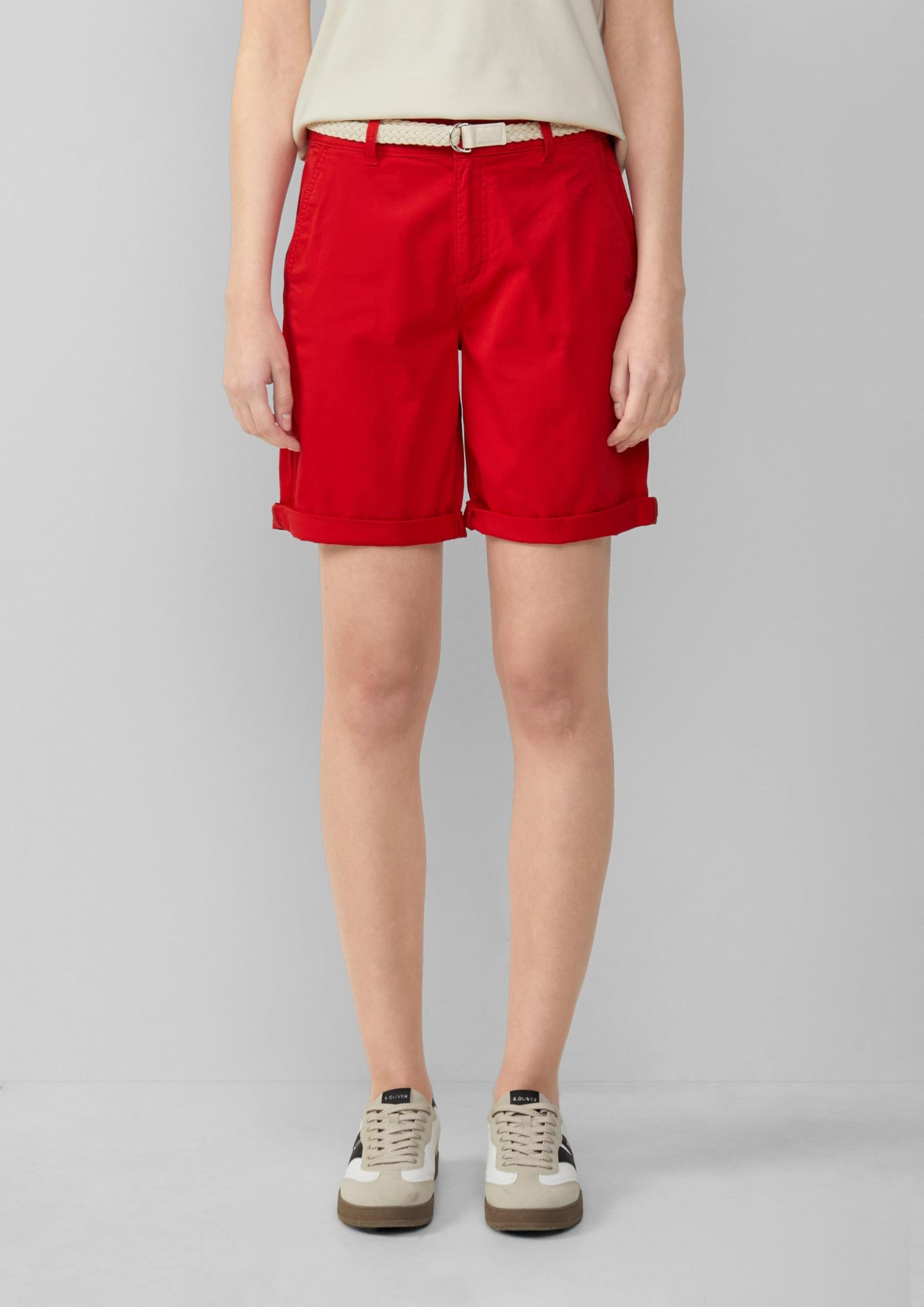 s.Oliver - 2161341, Bermuda Chino con Cintura Donna