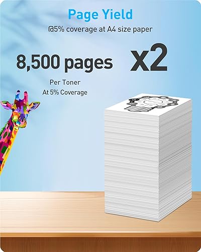 Miniatura 5 de MasaiMara 106R03622 106R03620 - Cartuchos de tóner compatibles de repuesto para impresora Xerox Phaser 3330 3330DNI WorkCentre 3335 3345 3345DNI
