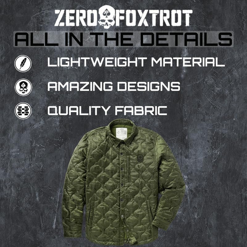 Zero Foxtrot Woobie Shacket, Mens Jacket - Sizes Small - 3X-Large3