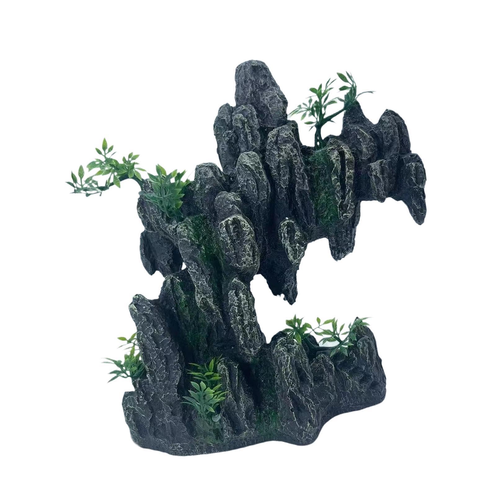 predolo Decoración para Acuarios con Fácil Instalación para Paisajismo Acuático Doméstico, 25cmx23cmx7cm