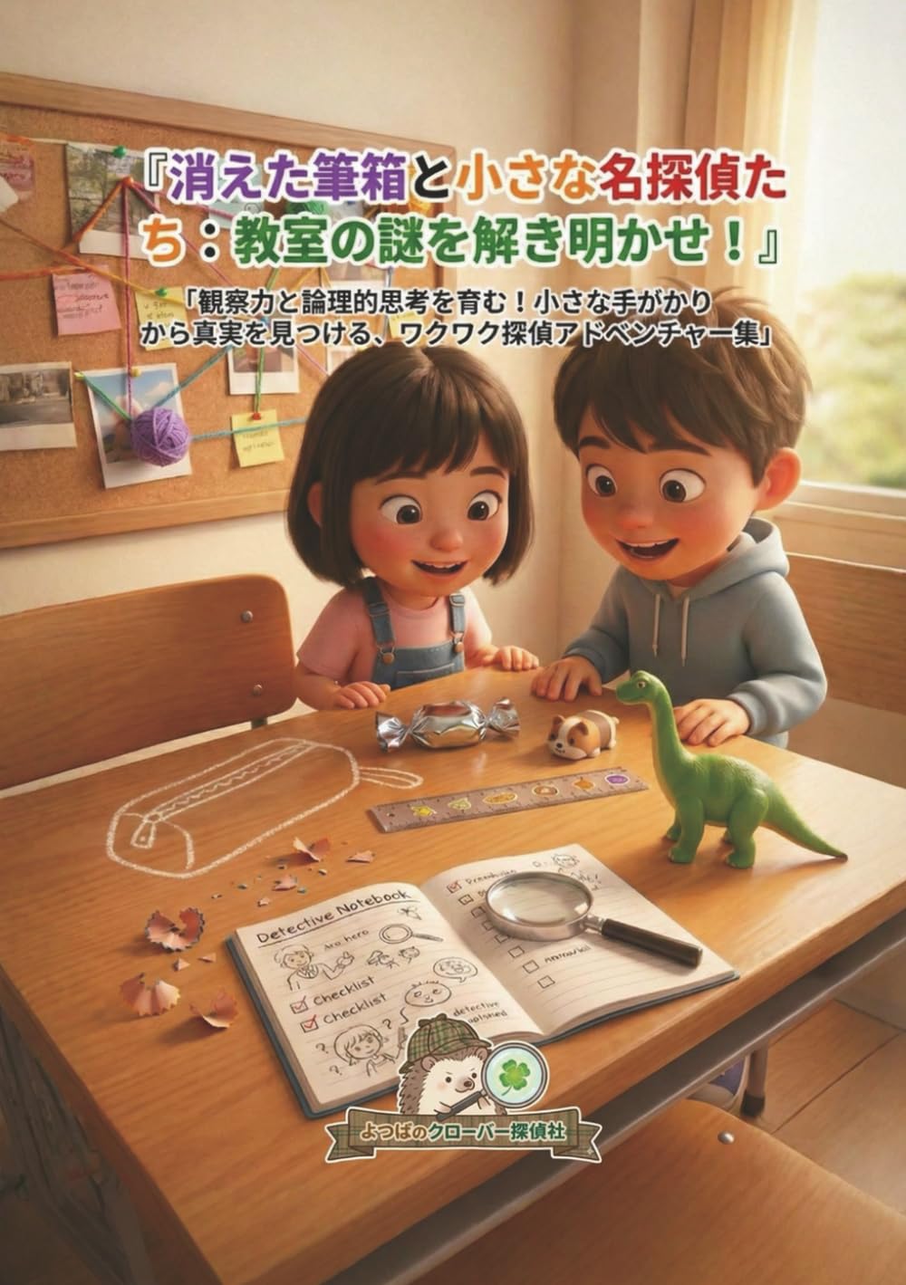 消えた筆箱と小さな名探偵たち：教室の謎を解き明かせ！: 観察力と論理的思考を育む！小さな手がかりから真実を見つける、ワクワク探偵アドベンチャー集 (クローバーたんてい)