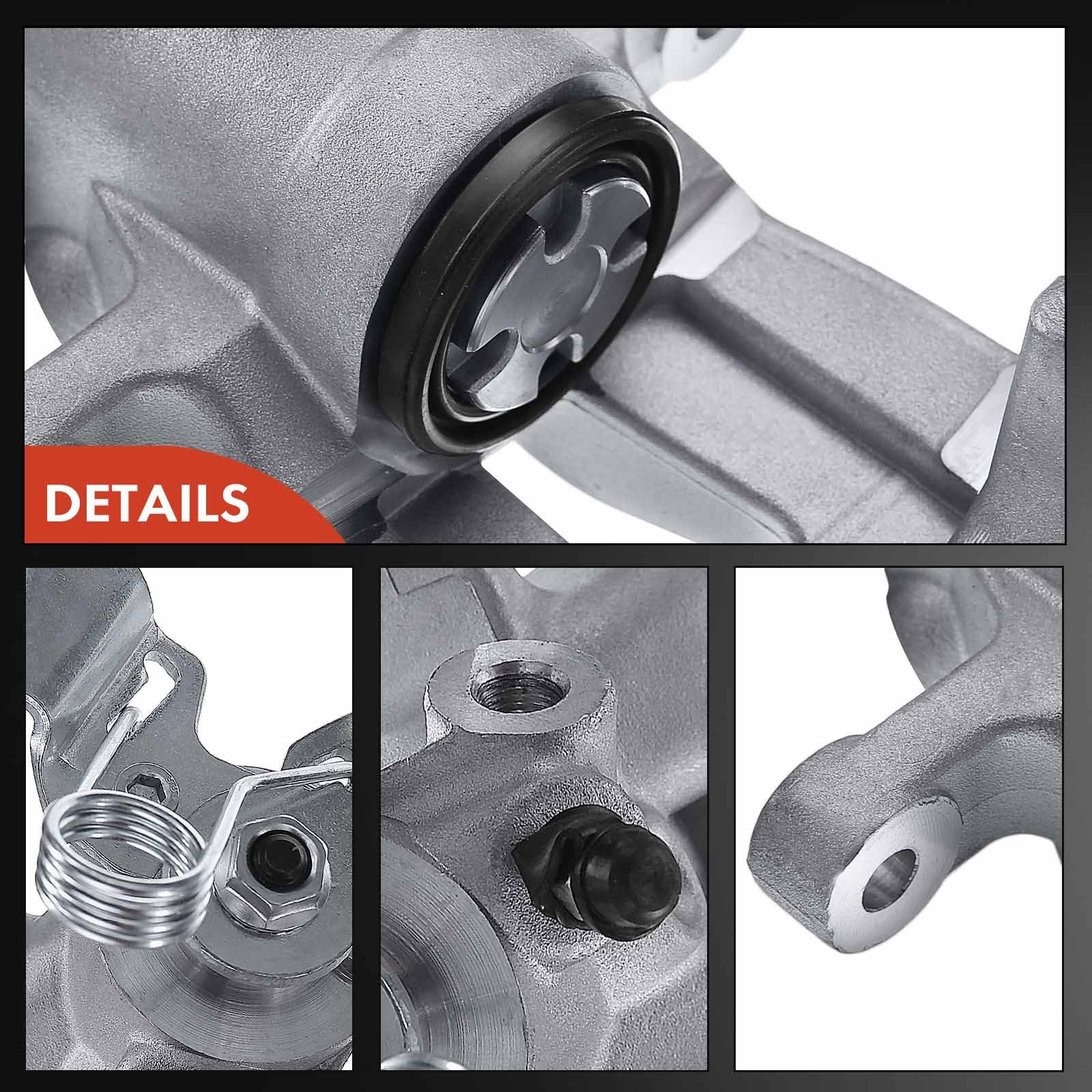 Frankberg 2x Bremssattel Bremszange Hinten Links Rechts 7701208361 | Aluminium; Kompatibel mit Clio III Kasten/Hatchback SB SR, Clio III BR0/1 CR0/1, Clio III Grandtour KR0/1